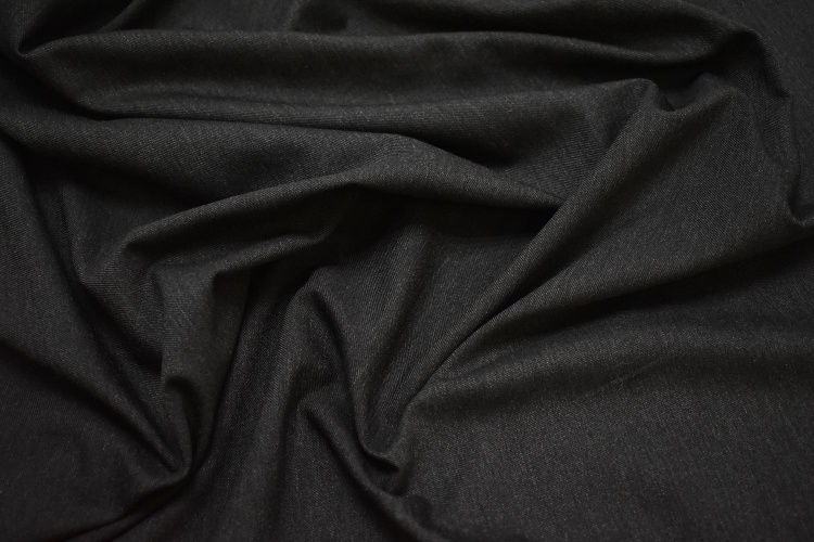Костюмная темно-серая ткань W-132818