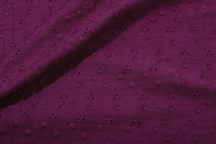 Шитьё сиренево-фиолетовое в мелкий цветок W-133869