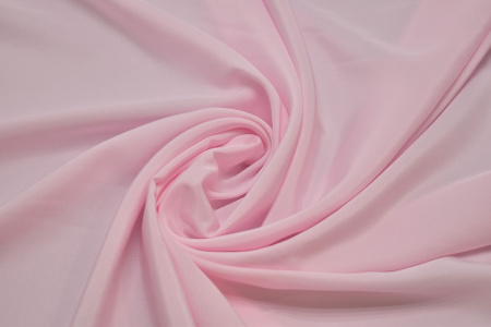 Плательная розовая ткань W-127709