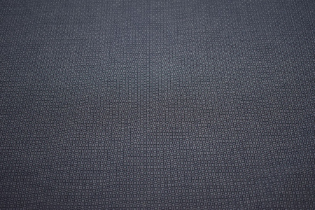 Хлопок синий геометрический узор W-126984