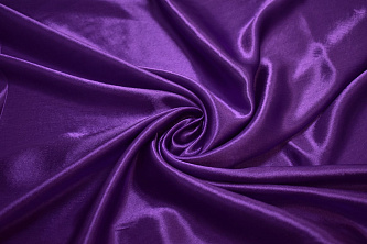 Креп-сатин фиолетовый W-126492