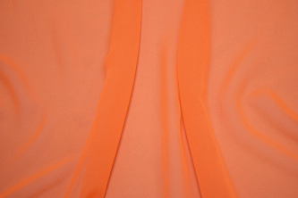 Шифон оранжевого цвета W-126887