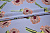 Плательная ткань бордовые цветы W-130374