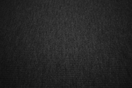 Трикотаж вязаный темно-серый W-133711