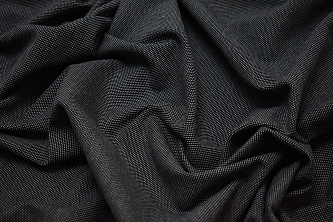 Костюмная серо-черная ткань W-127821