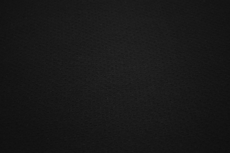 Пальтовая черная ткань W-129756