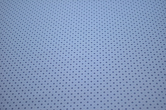 Рубашечная голубая синяя ткань геометрия W-132109