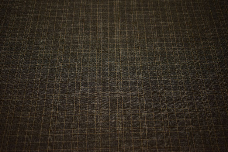 Костюмная коричневая ткань W-131121