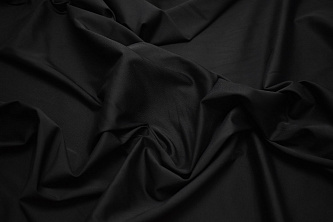 Рубашечная черная ткань W-129163