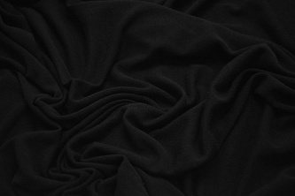 Трикотаж черный W-126701