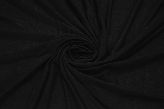 Трикотаж черный W-123915