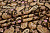Костюмная коричневая розовая ткань пейсли W-133073