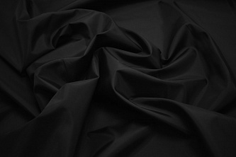 Плащевая черная ткань W-126426