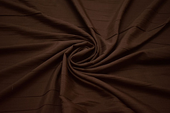 Плательная коричневая ткань W-128939