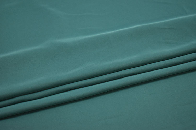 Плательная голубая ткань W-127839
