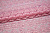 Гипюр розовый цветы W-125476