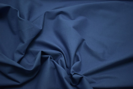 Костюмная синяя ткань W-128386