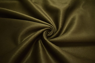 Пальтовая цвета хаки ткань W-130942