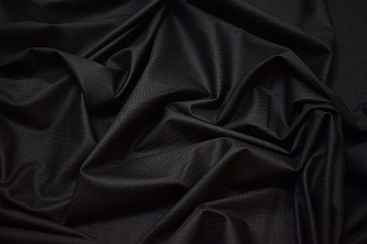 Костюмная черная ткань W-132082