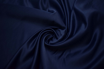 Костюмная синяя ткань W-126351
