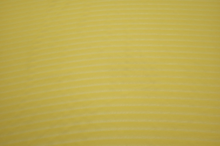 Шифон желтый в полоску W-126519