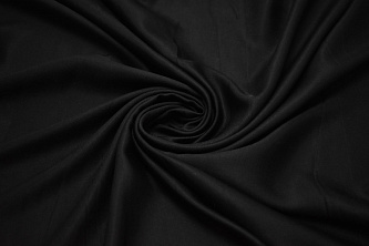 Плательная черная ткань W-126273