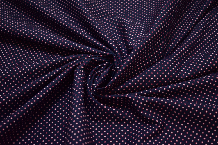 Рубашечная синяя красная ткань геометрия W-132094