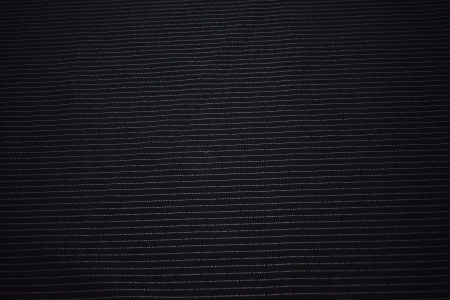 Костюмная синяя ткань полоска W-131827