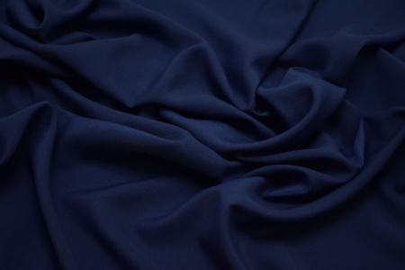 Плательная синяя ткань W-126759