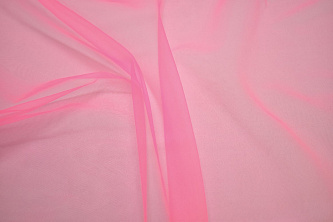 Сетка мягкая розового цвета W-124852