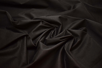 Костюмная тёмно-коричневая ткань W-132147