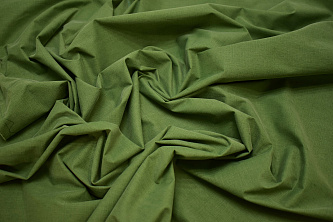 Курточная зеленая ткань W-127253