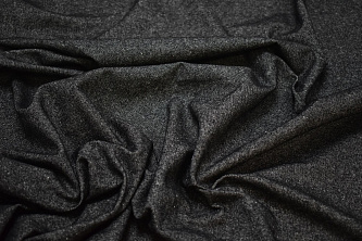 Костюмная серая черная ткань W-129897