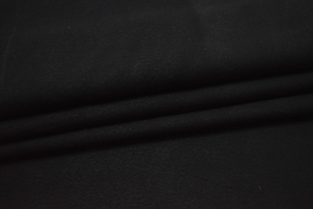 Плательная черная ткань W-126250