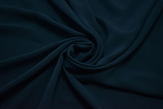 Плательная синяя ткань W-126742