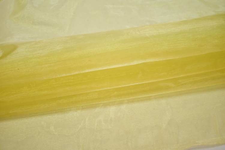 Органза желтого цвета W-126392