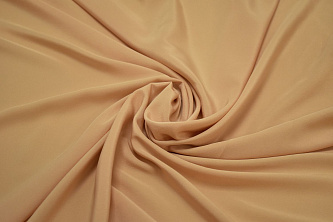 Плательная персиковая ткань W-129034