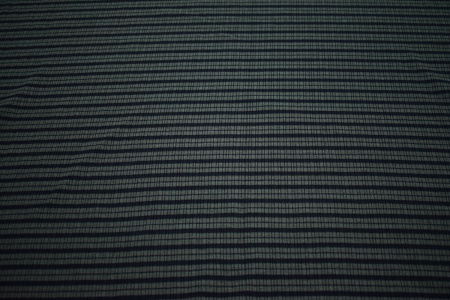 Трикотаж серый в синюю полоску W-131425