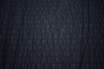 Курточная стеганая тёмно-синяя иза W-131378