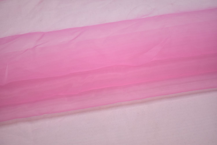 Органза розового цвета W-126910