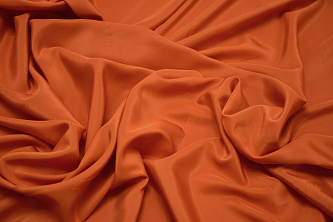 Плательная оранжевая ткань W-128544