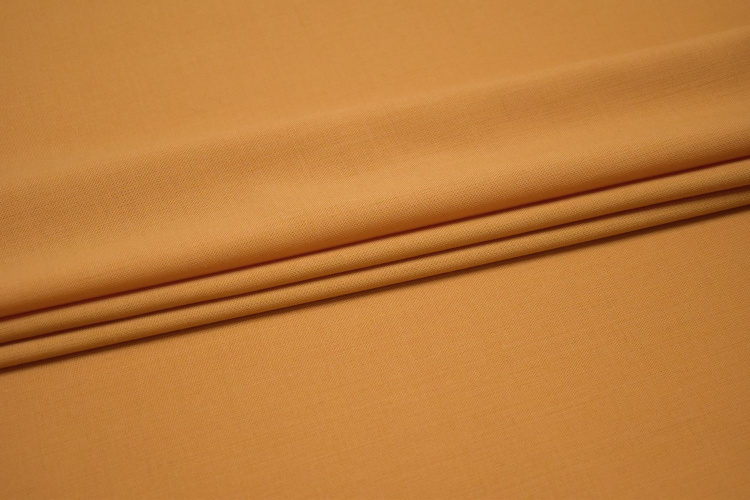Костюмная оранжевая ткань W-130833