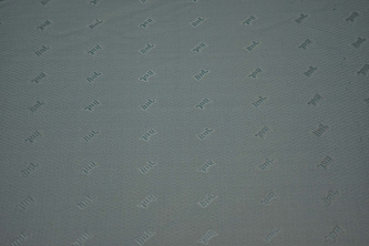 Подкладочная серая ткань надписи W-130808