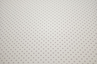 Рубашечная белая синяя ткань геометрия W-131536
