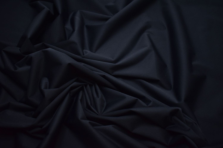 Курточная темно-синяя ткань W-128976