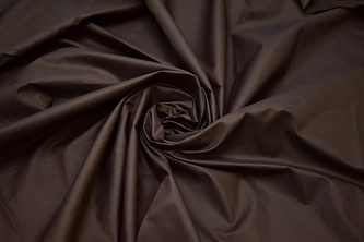 Курточная однотонная коричневая ткань W-128974