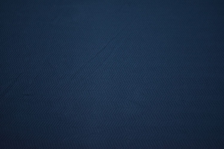 Трикотаж фактурный синий W-126169