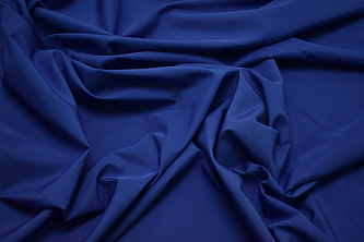 Плательная синяя ткань W-126726