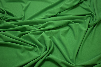 Трикотаж зеленый W-126122