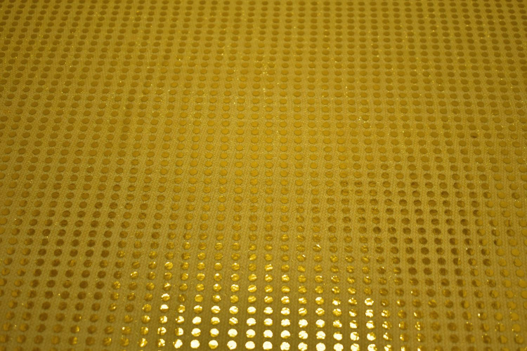 Сетка желтая с пайетками W-127494